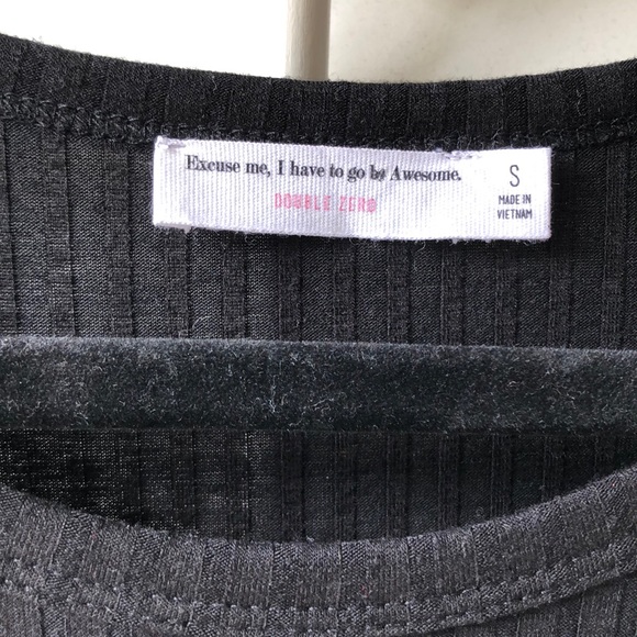 NEW - Long Black Tunic by Double Zero. Small - Picture 4 of 6